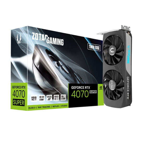 Zotac Gaming GeForce RTX 4070 Super Twin Edge 12GB GPU